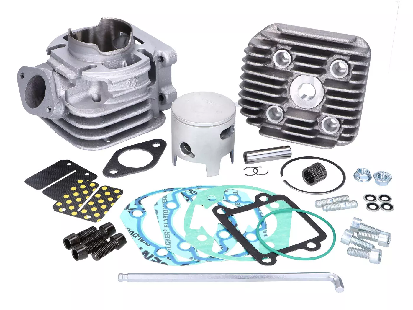 Buy now: Cylinder Kit Athena Big Bore Flange-Mount 70cc 47.6mm 10mm Piston Pin For Minarelli Vertical Cylinder Kit Athena Big Bore Flange-Mount 70cc 47.6mm 10mm Piston Pin For Minarelli Vertical