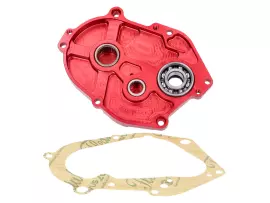 Gear Cover / Transmission Cover Racing TPR Factory CNC Red Anodized For Minarelli Long Type