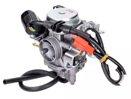 Carburetor Dellorto 18mm TK SVB18 For Peugeot Speedfight 4, Ludix, Vivacity 3, SYM Symphony 50cc 4-stroke Euro4 25km/h 45km/h 2018-2020