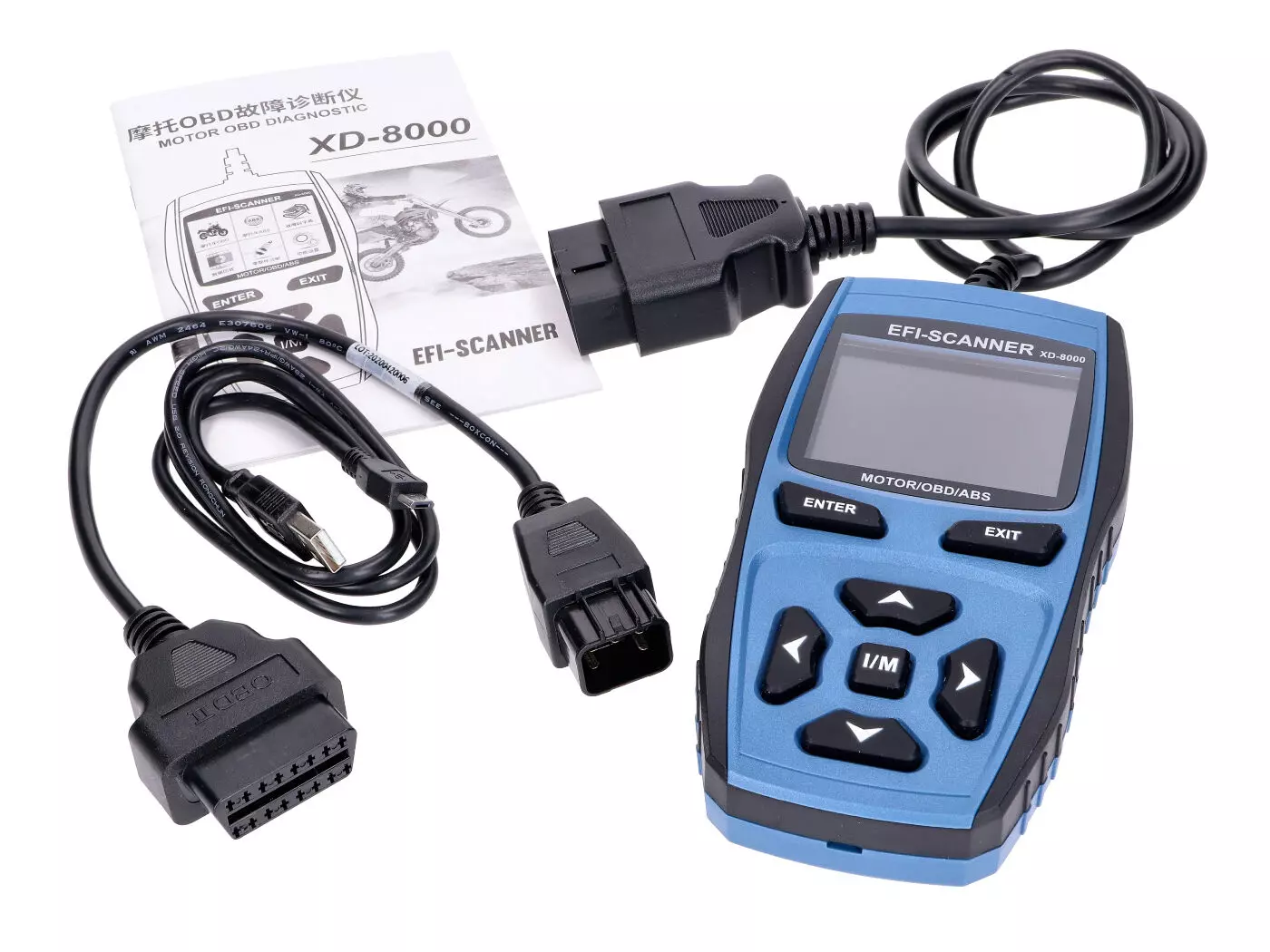 OBD Motor Diagnostic Tool / Scanner For Delphi EFI / ECU For 4-stroke Scooter, Gear Shift Moped Euro4 Up