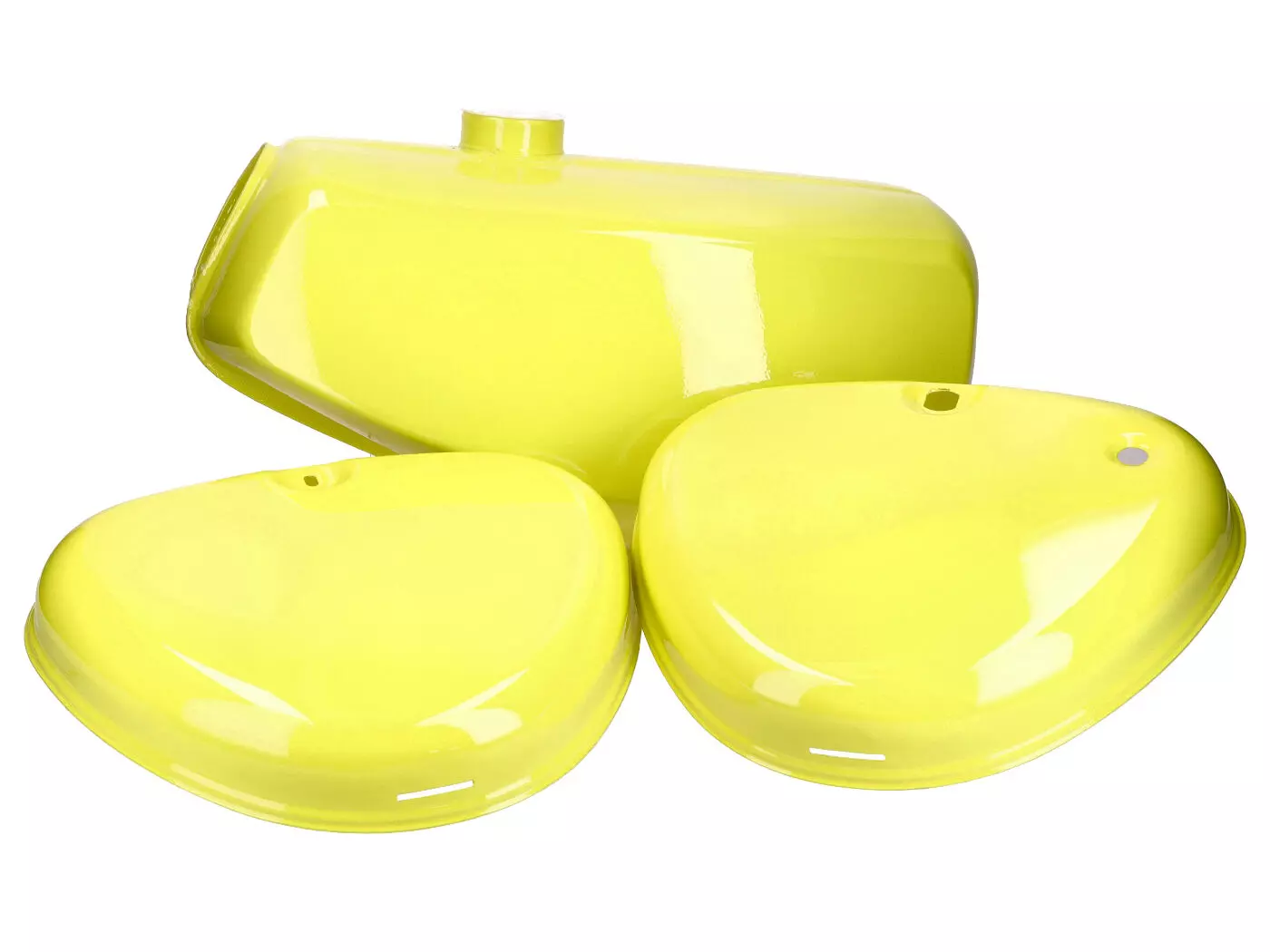 Fuel Tank And Side Cover Set Yellow For Simson S50, S51, S70