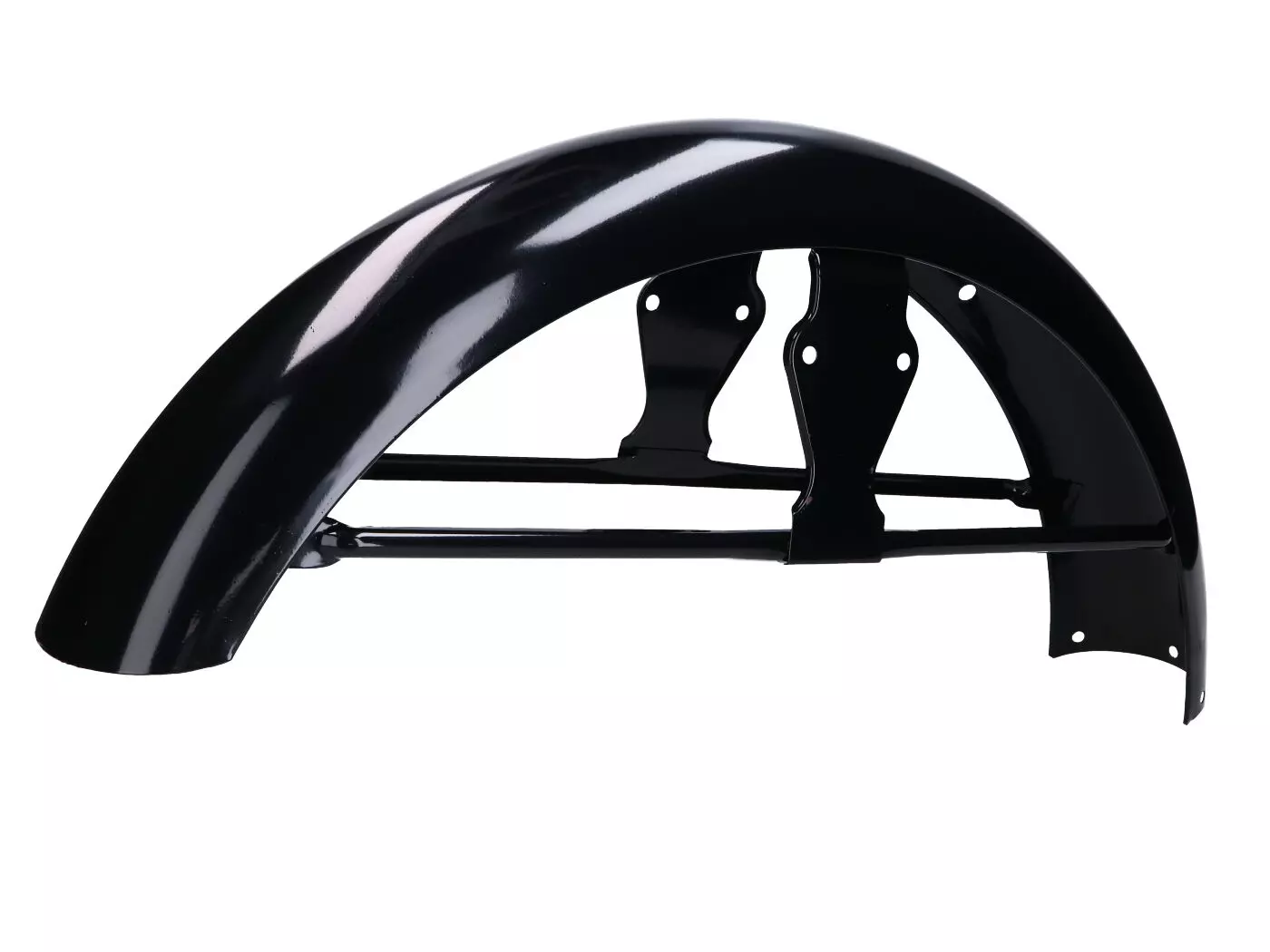 Front Mudguard / Fender With Strut, Black Primed For Simson S50, S51, S70