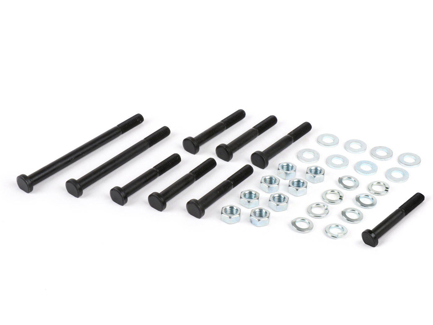 Engine Casing Bolt Set  -BGM ORIGINAL- Vespa Largeframe PX (all), Cosa (VSR1T, VXR1T), Rally180 (VSD1T), Rally200 (VSE1T), Sprint150 (VLB1T), TS125 (VNL3T), GT125 (VNL2T), GTR125 (VNL2T), TS125 (VNL3T) GL150 (VLA1T), Super (VNC1T, VBC1T), VNA, VNB, VBA, V