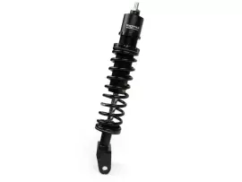 Rear Shock Absorber -BGM PRO SC/R1 SPORT, 330mm- Vespa PX80, PX125, PX150, PX200, T5 125cc, Rally180 (VSD1T), Rally200 (VSE1T), Sprint150 (VLB1T), TS125 (VNL3T), GT125 (VNL2T), GTR15 (VNL2T), V50, PV, ET3 - Black