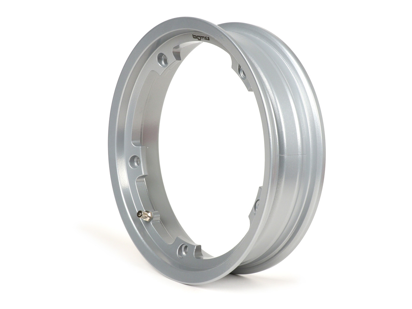 Wheel Rim -BGM PRO Tubeless 2.10-10 Inch, Aluminium- Vespa (type PX) - Vespa Smallframe V50, 50N, Special, PV, ET3, PK50-125 (S/XL/XL2), Largeframe PX, T5, Sprint, Rally, GT/GTR, LML Star, Deluxe - Silver