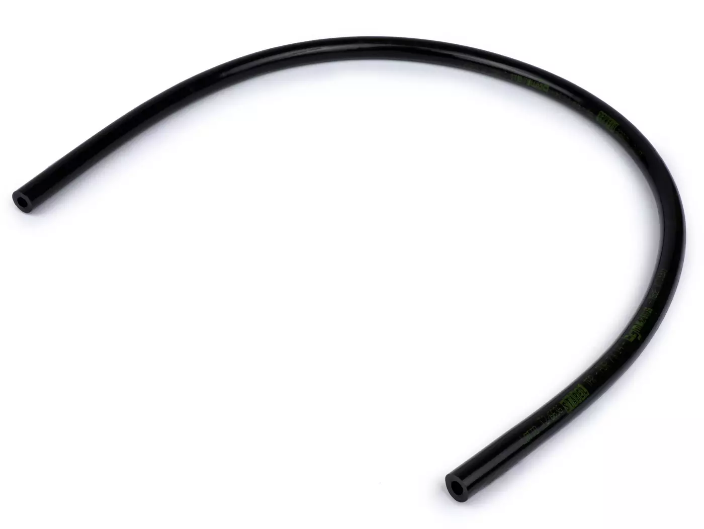 Fuel Hose -BGM PRO Tpr-Pur (not Curing)- Vespa Classic (Ø Inside = 7mm, Ø Outside = 14mm, L = 750mm) - Black - Fits Vespa PX, T5, Cosa, Rally, Sprint, VBB Etc.