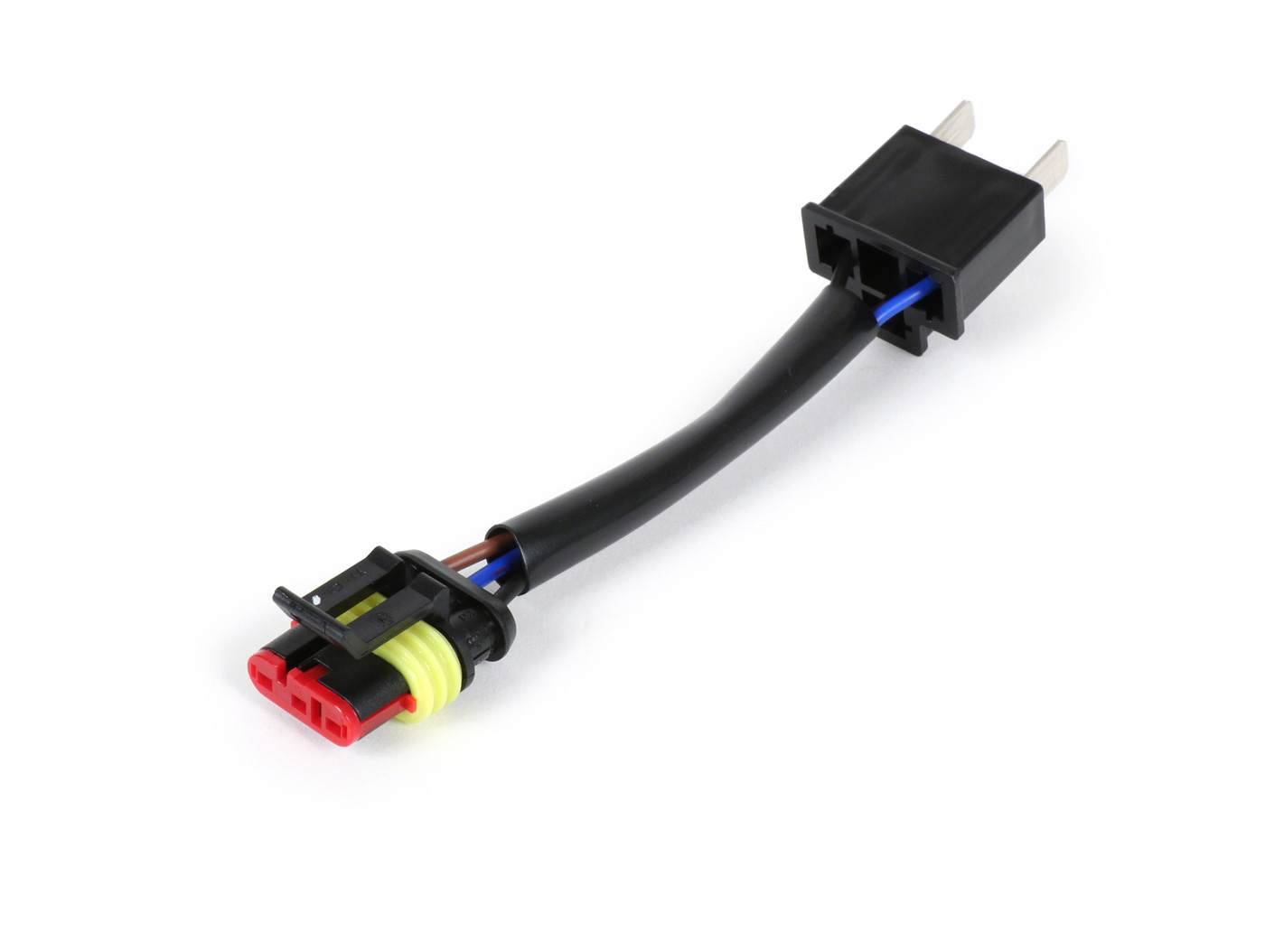 Wire Adapter Kit For Headlight Conversion H4 To Original PIAGGIO LED Headlight -BGM PRO- Vespa Primavera 50-125-150, Sprint 50-125-150, GTS125-300 (models 2014-2018)