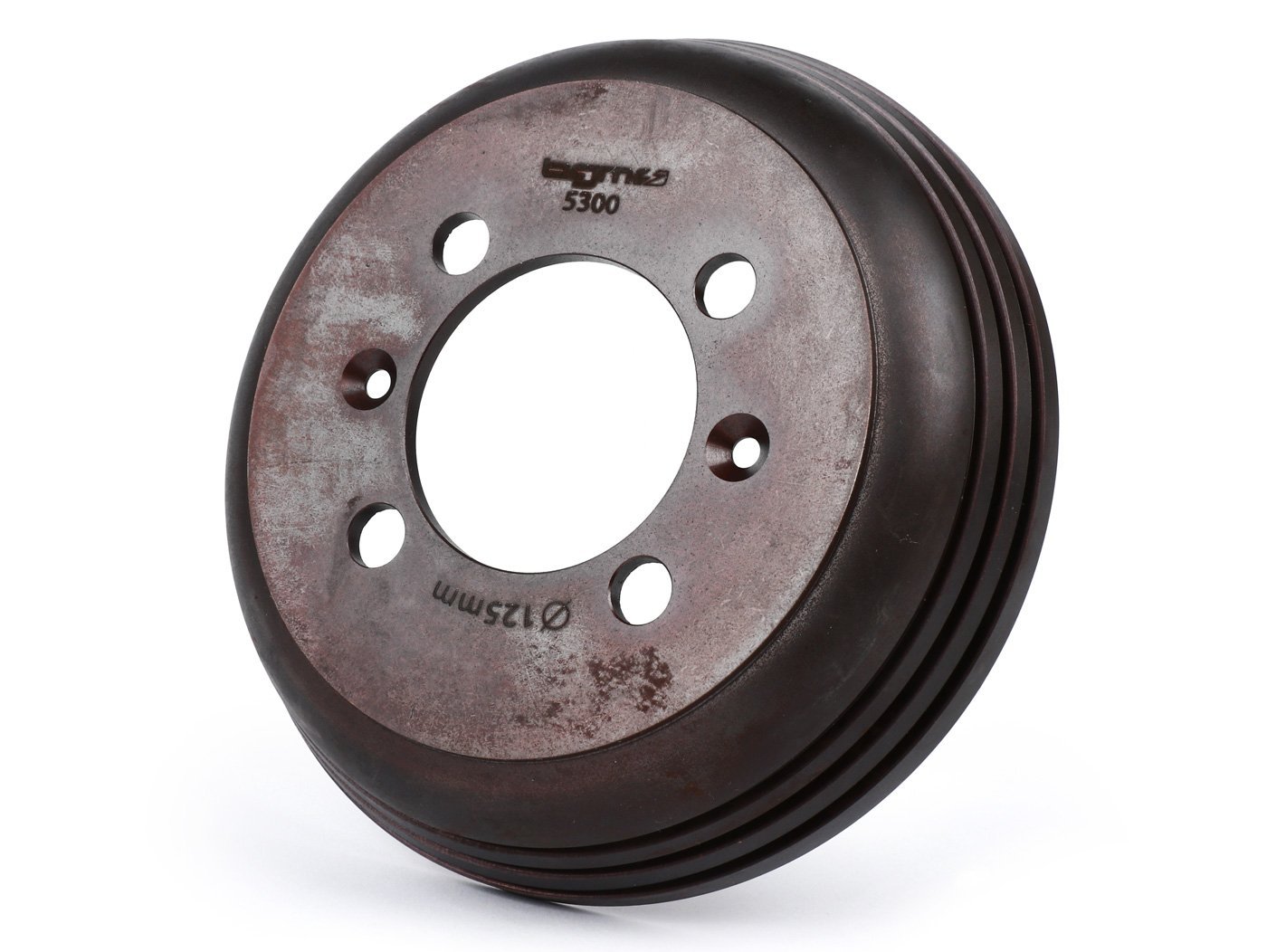 Front Brake Hub 8" -BGM PRO Cast Iron- Vespa Wideframe V1-15, V30-33, VU, VM, VN, VL, VB, ACMA, Hoffmann, Largeframe VBA, VBB, VNA, VNB