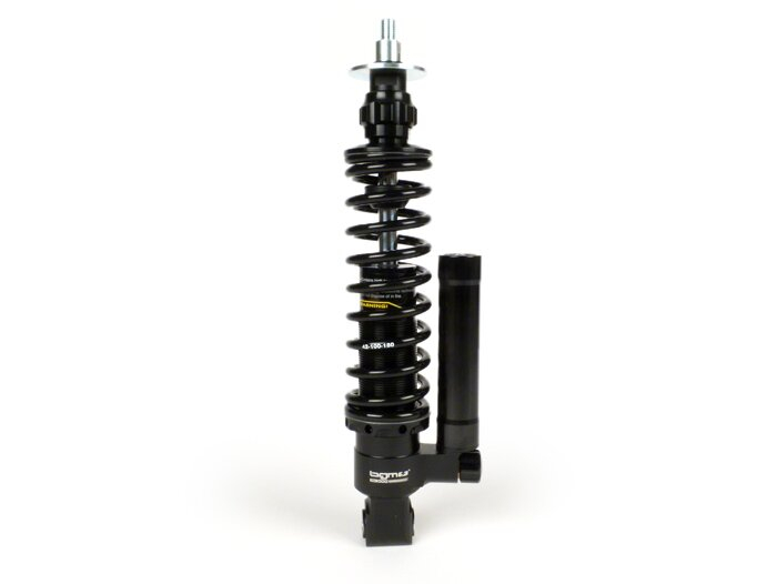 Shock Absorber, Front -BGM PRO F16 COMPETITION, 280mm (fixing Type: Lug) - Vespa GTS 300 (2014-2016), GTS 250 (2014-2016),- Black
