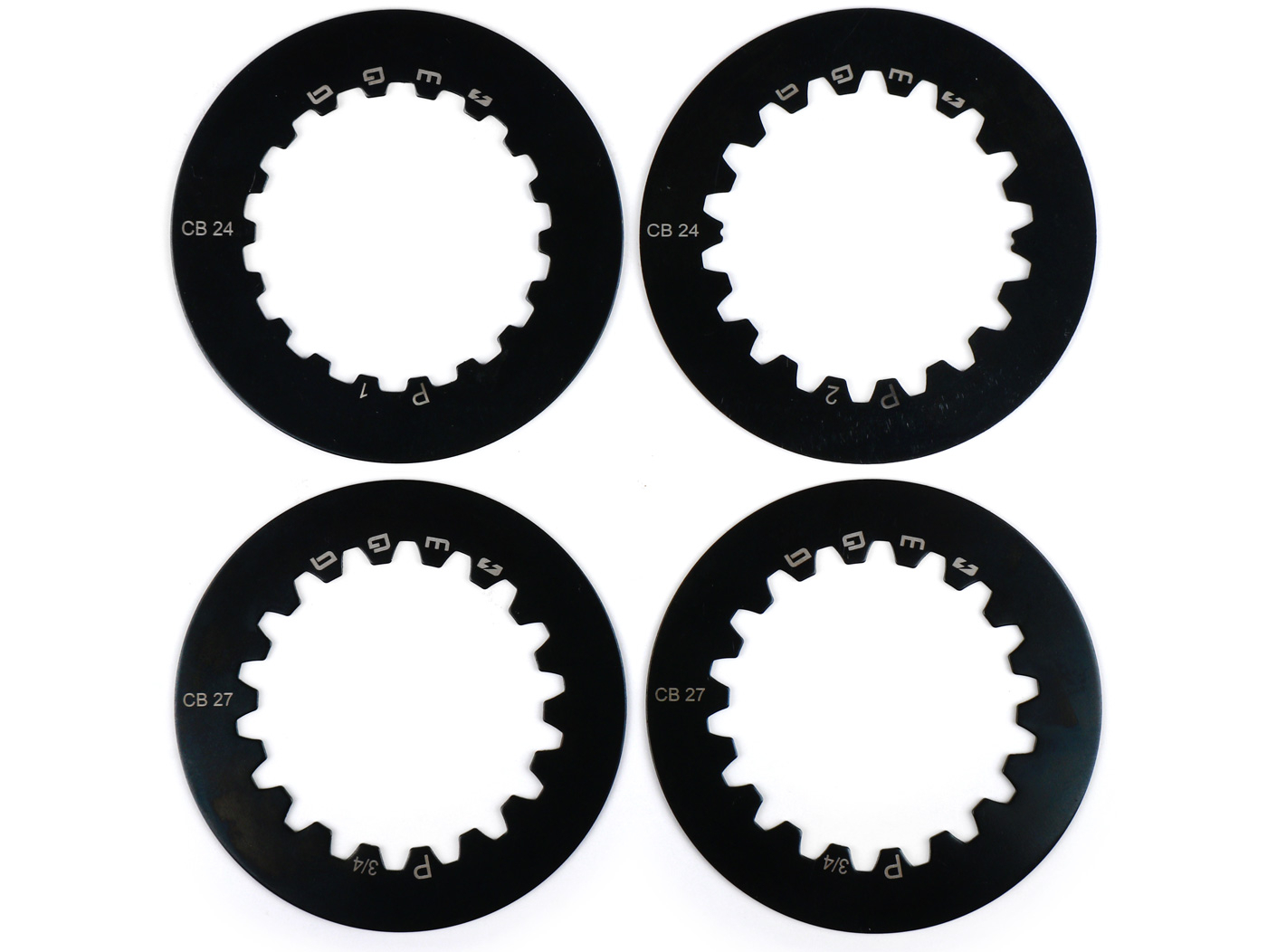Clutch Steel Plate Set -BGM PRO Cosa2- Vespa Cosa2, PX (1995-), Position 3+4, Without Groove - 1.5mm - (discs Needed: 2 Pcs)