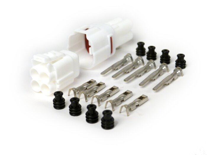 Plug Set For Wiring Loom -BGM PRO- Type Series 090 SMTO MT Sealed, Bihr, 4 Contact Plugs, 0.85-1.25mm², Waterproof