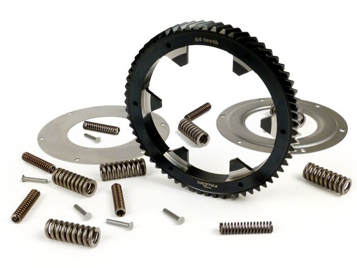 Primary Gear -BGM PRO- Vespa PX200, Rally200 - Incl. Primary Gear Repair Kit BGM PRO Reinforced - 64 Tooth (helical)
