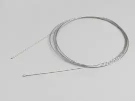 Universal Inner Cable -Ø=1,2mm X 2000mm, Nipple Ø=3,0mm X 3mm- Used As Throttle Cable - Laid Cable