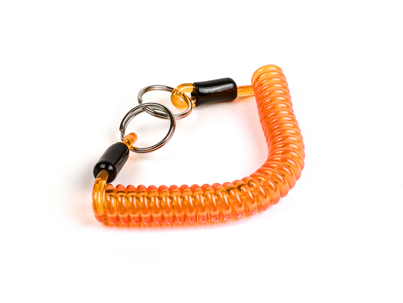 Key Ring -MOTO NOSTRA Spiral- Length 150mm - Orange