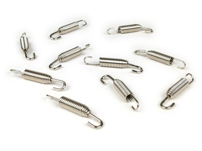 Exhaust Spring Set -BGM ORIGINAL- Stainless Steel (10 Pcs) - 60mm