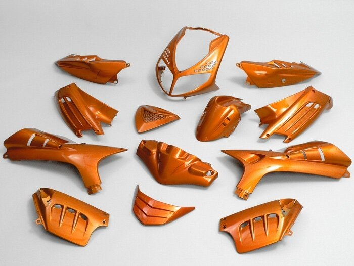 Fairing Kit EDGE 13-piece Orange Metallic For Peugeot Speedfight 2