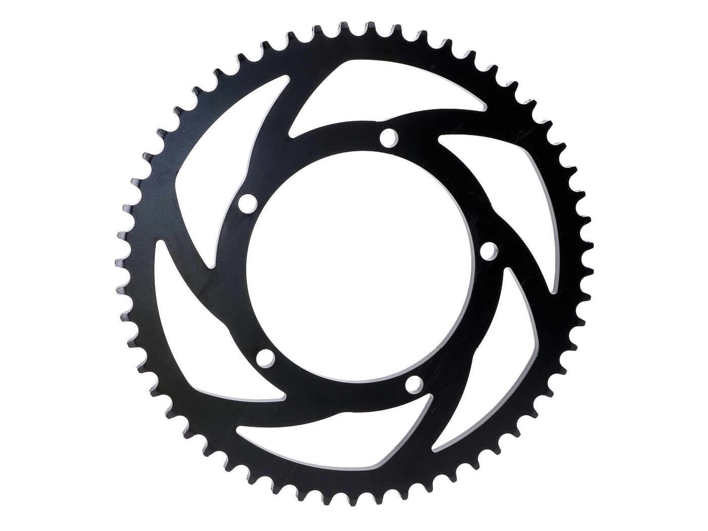 Sprocket Premium 56 Teeth 428 5-fold Screwed Aluminum Black For Sherco SM 50, SE 50 Euro5 2020