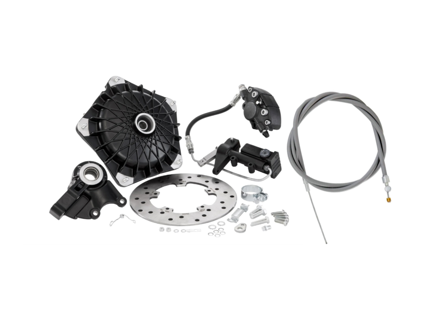 Disc Brake Set GRIMECA Classic NT D=20mm Black For Vespa PK 50-125cc, XL, XL2, Automatica, P200E, PX 80-150cc, T5