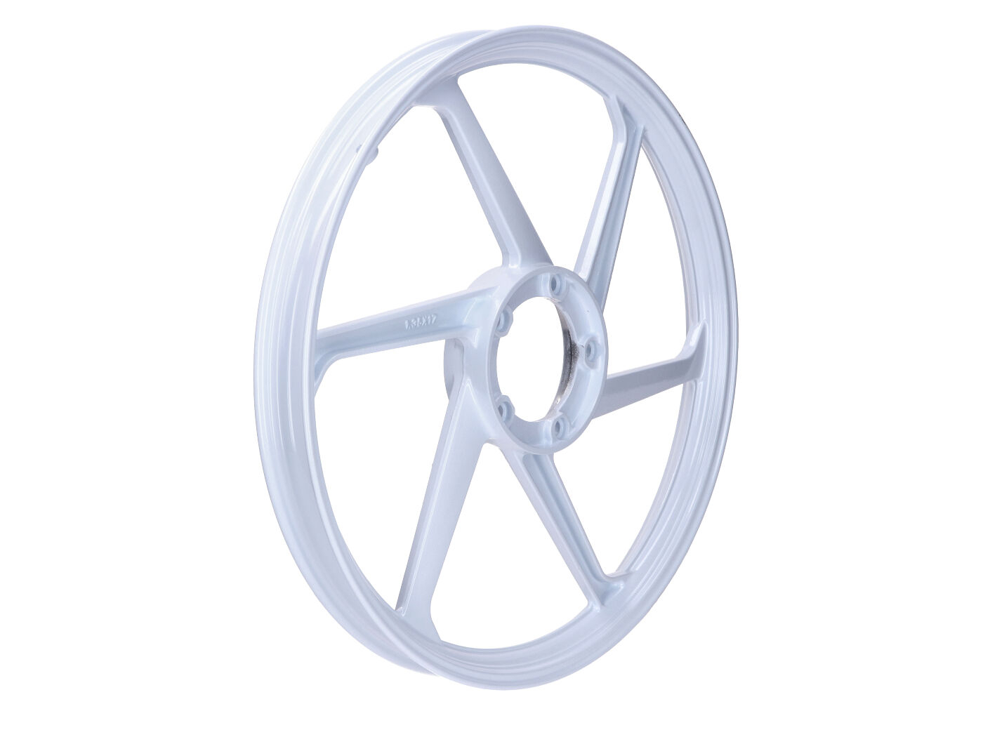 Wheel Fast-Arrow Aluminum White 17 Inch For Puch Maxi