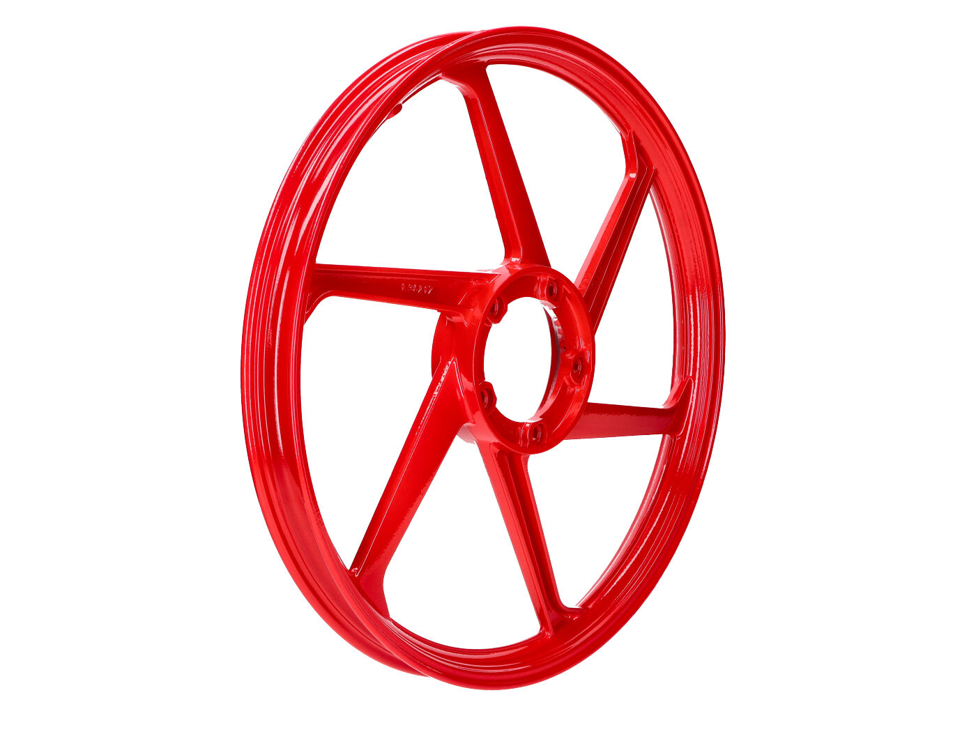 Wheel Fast-Arrow Aluminum Red 17 Inch For Puch Maxi