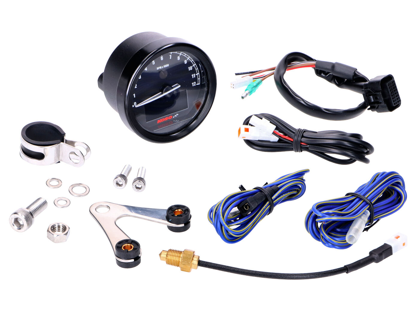 Tachometer Koso D60 TNT-05 -12000 RPM Universal