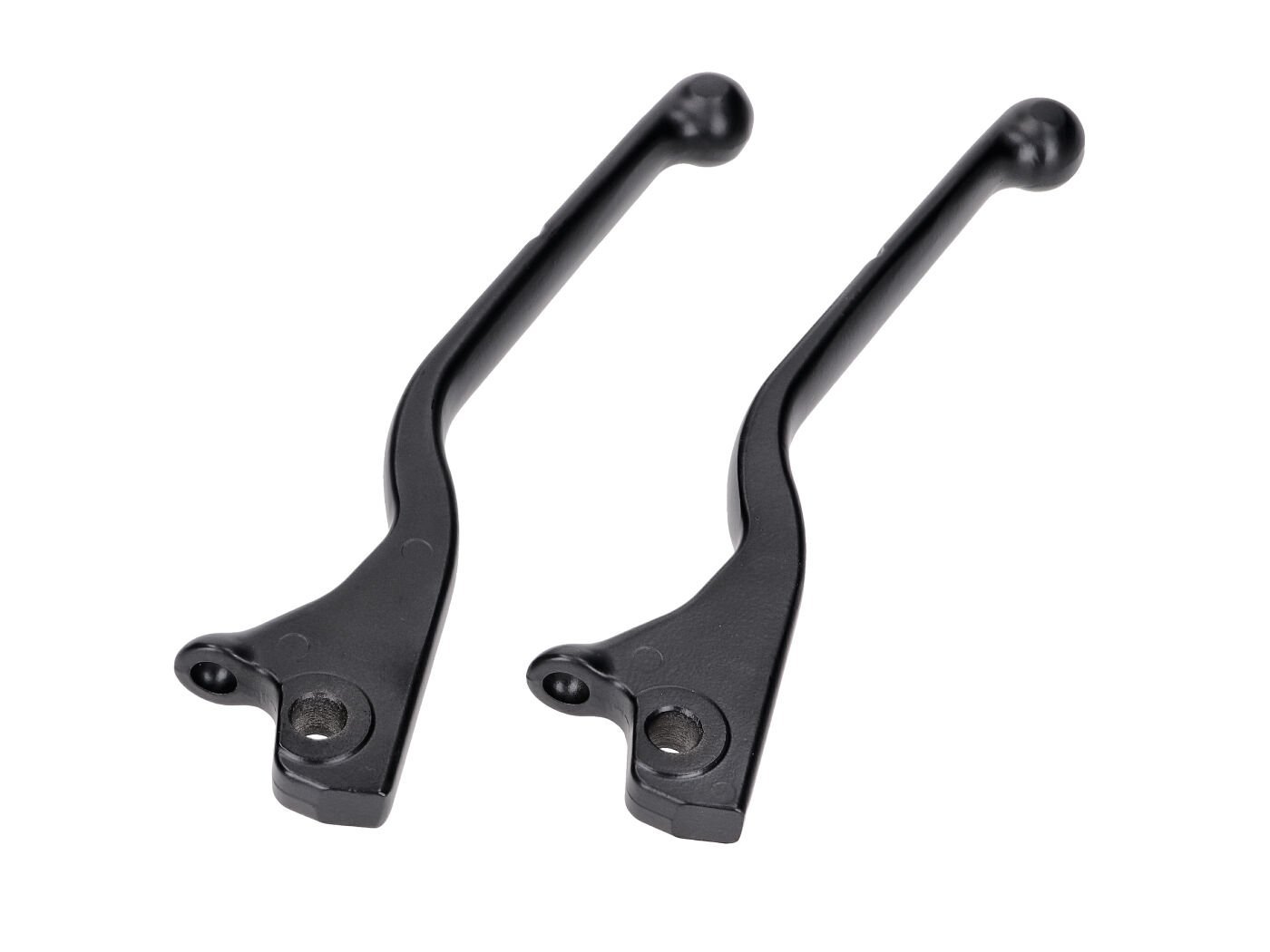 Brake Lever Set Aluminum Black Matt For Vespa GTS 125, Vespa GTS 300 HPE