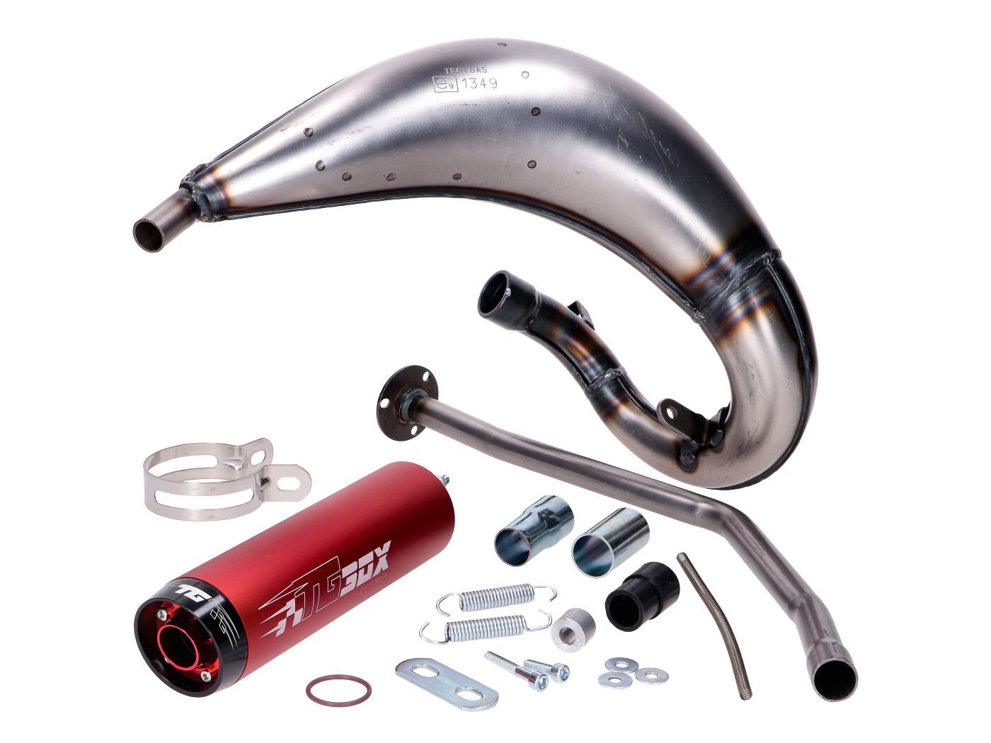 Exhaust Tecnigas E-NOX EVO-2 For Rieju MRT 50cc