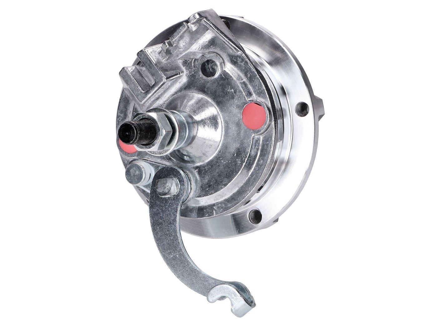 Wheel Hub Complete With Brake Anchor Plate For Grimeca Cast Wheel 12mm Front For Puch Ma