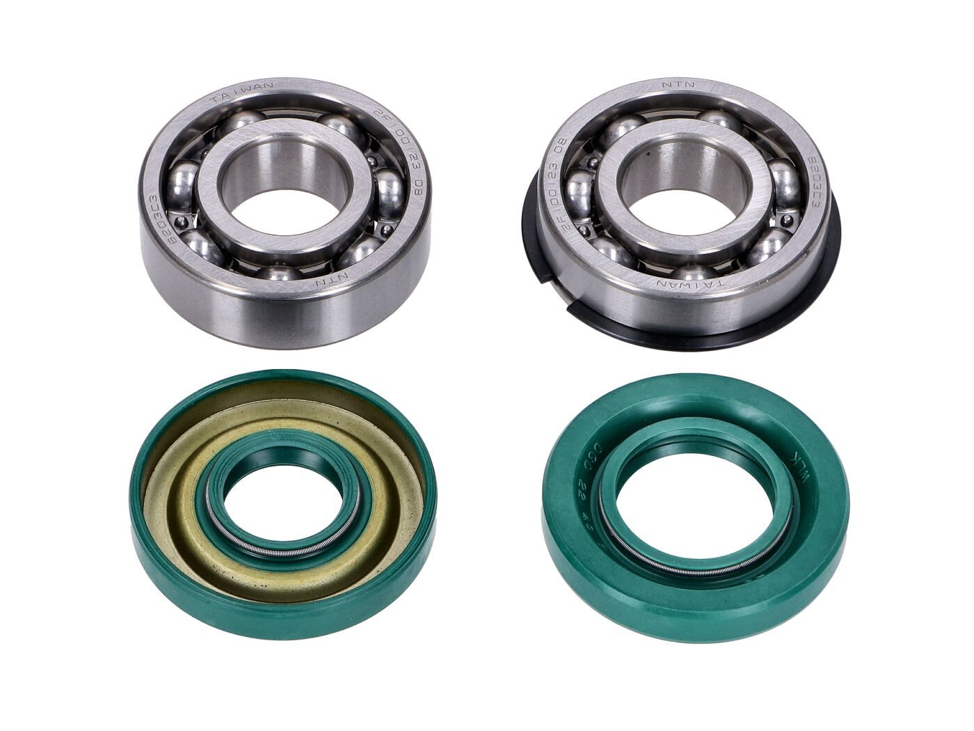 Bearing With Seal Ring Set DMP 4-piece For Puch Maxi