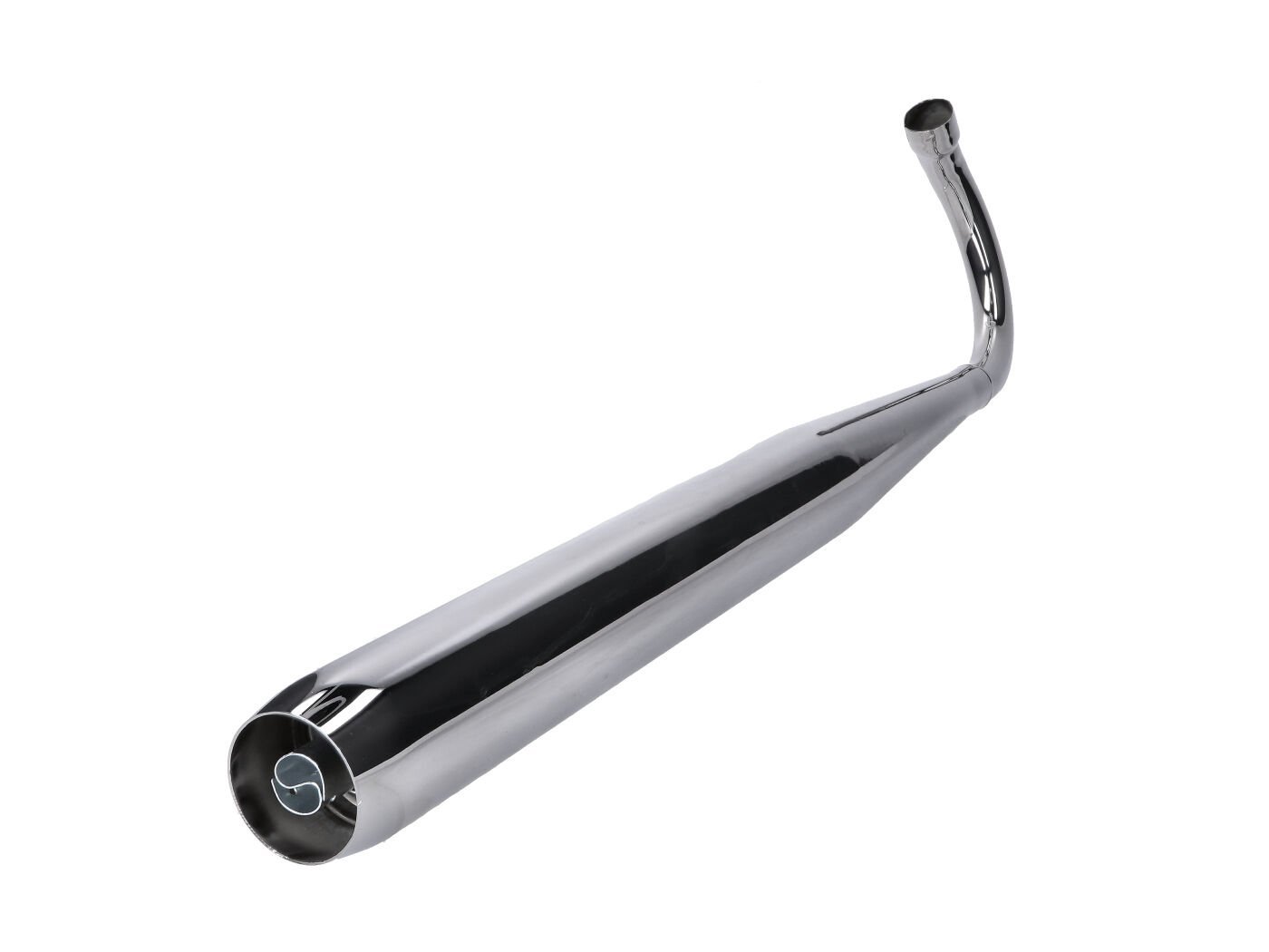 Exhaust Completely Open 36/32mm Chrome For Zündapp