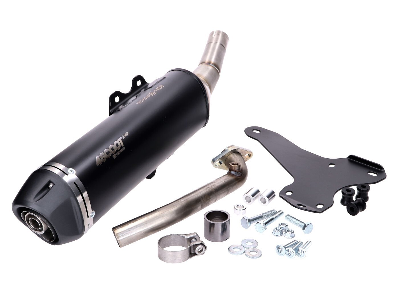 Exhaust Tecnigas 4SCOOT Evo Black For Sym Joymax / GTS 300i CBP