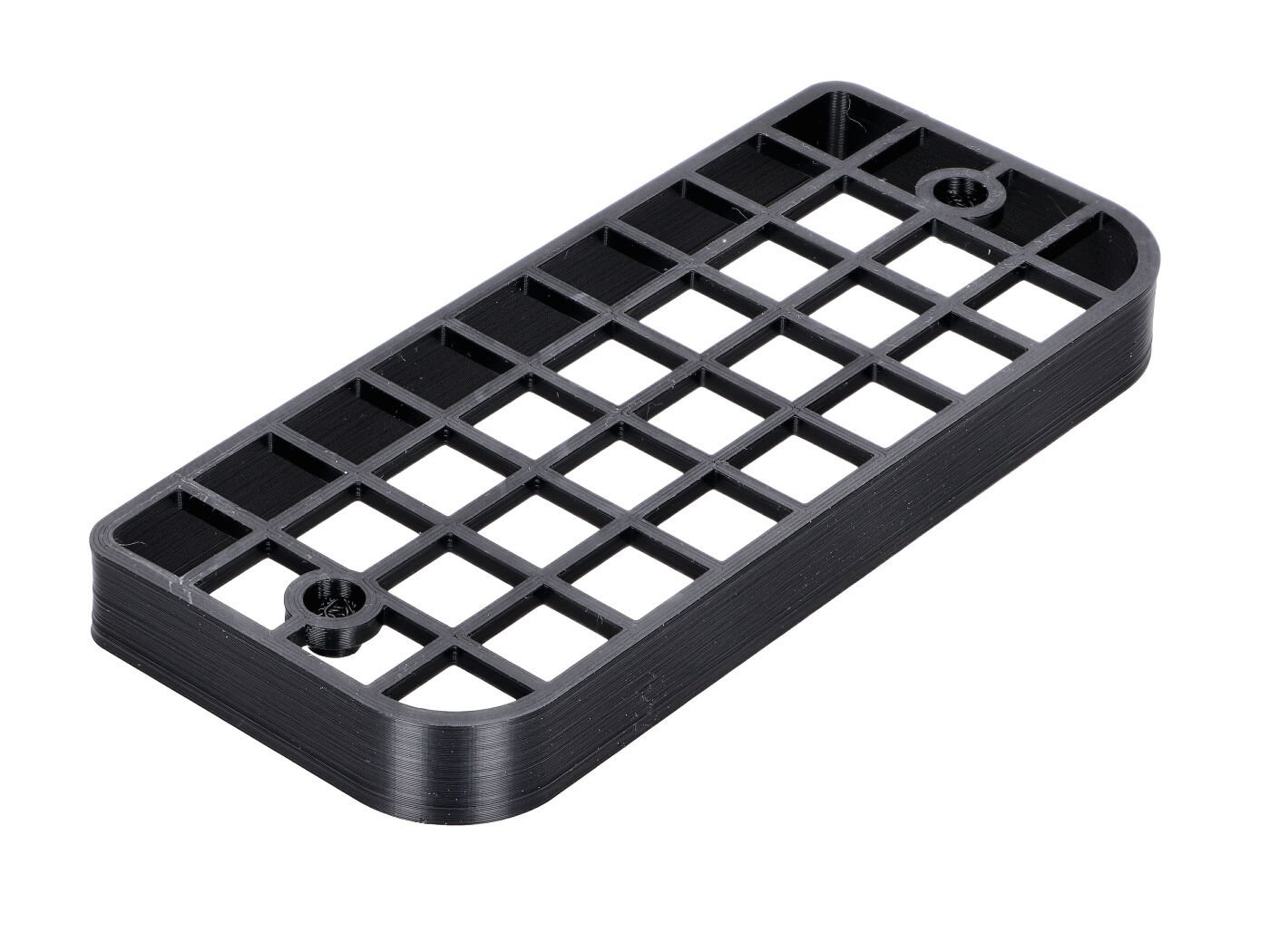 Lamp Grille For Angular Rear Light (ABS Plastic) Black For Piaggio Ciao P/PX