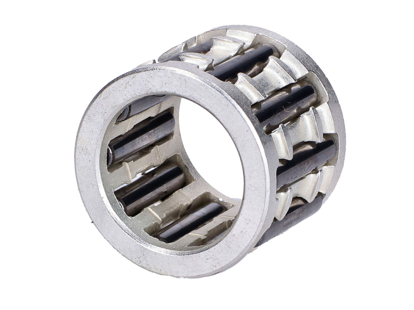 Piston Pin Bearing Silver Cage DMP 12x17x14mm Honda MTX, MT, Kymco SF10, Piaggio 50 2T