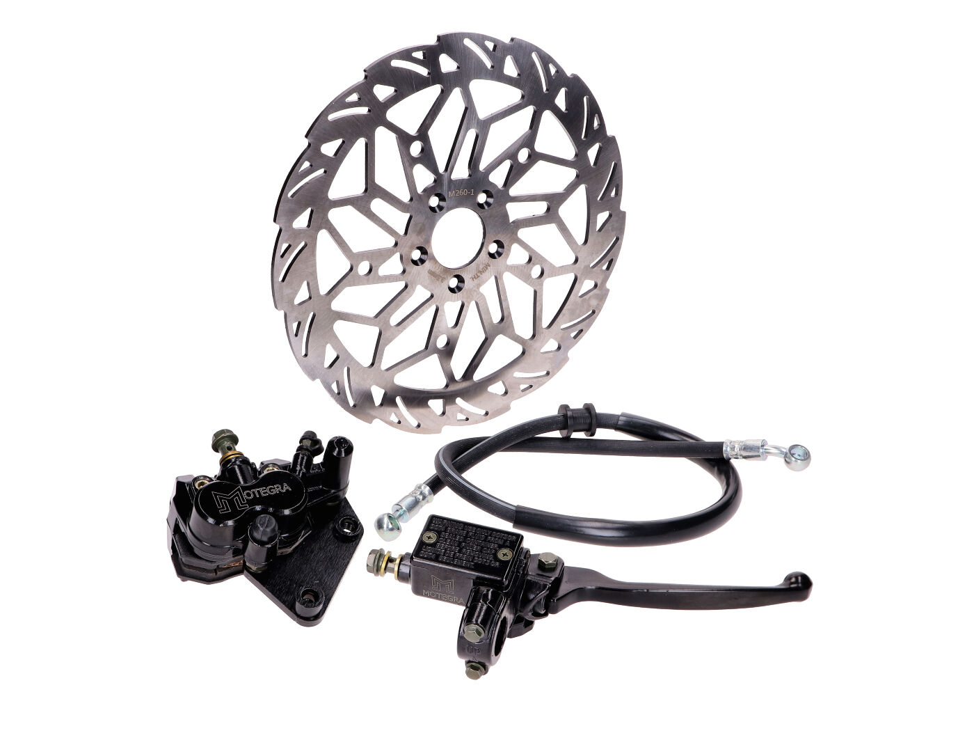 Disc Brake Set Motegra 260mm 4-piece For Simson S50, S51