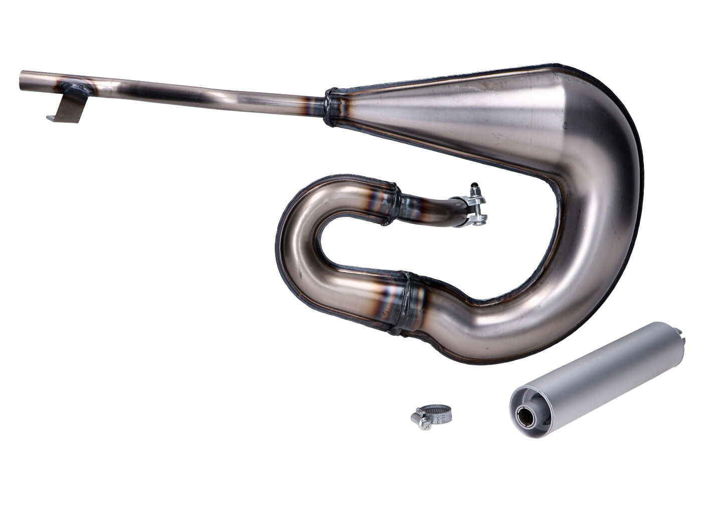 Exhaust Proma Unpainted For Piaggio Bravo, Citta