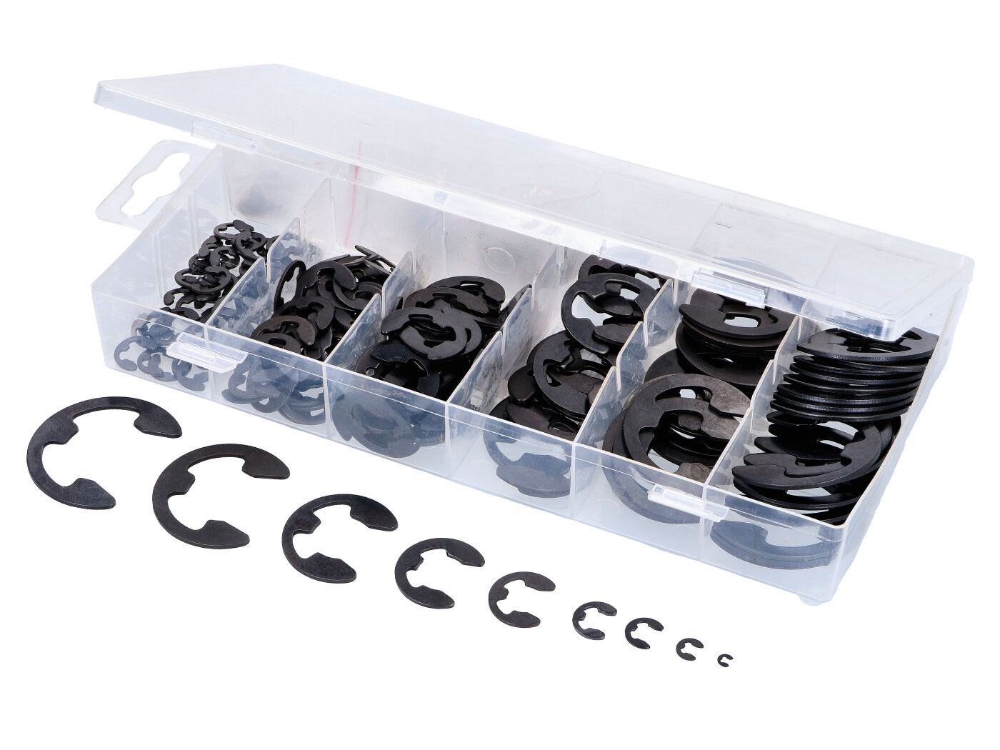 Buy now: Shaft Retaining Rings Assortment Box Outer Rings 1.5-22mm 300-piece Shaft Retaining Rings Assortment Box Outer Rings 1.5-22mm 300-piece