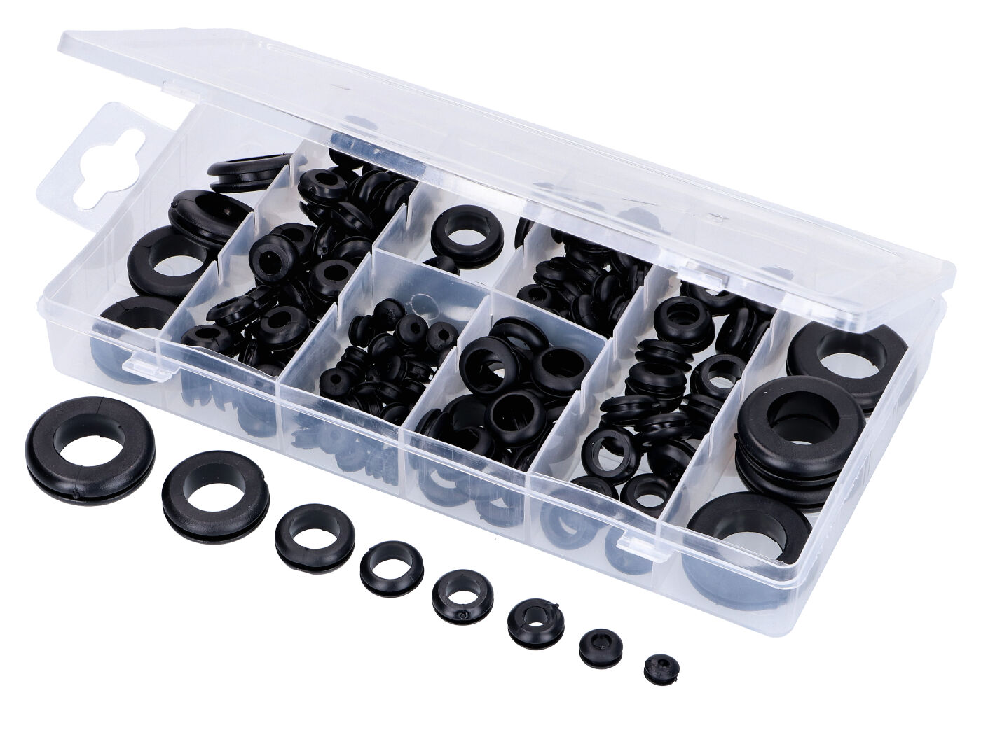 Rubber Grommet Assortment 180 Pieces
