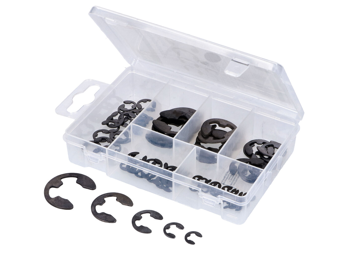 Buy now: Shaft Retaining Rings Assortment Box 3-15mm 94 Pieces Shaft Retaining Rings Assortment Box 3-15mm 94 Pieces