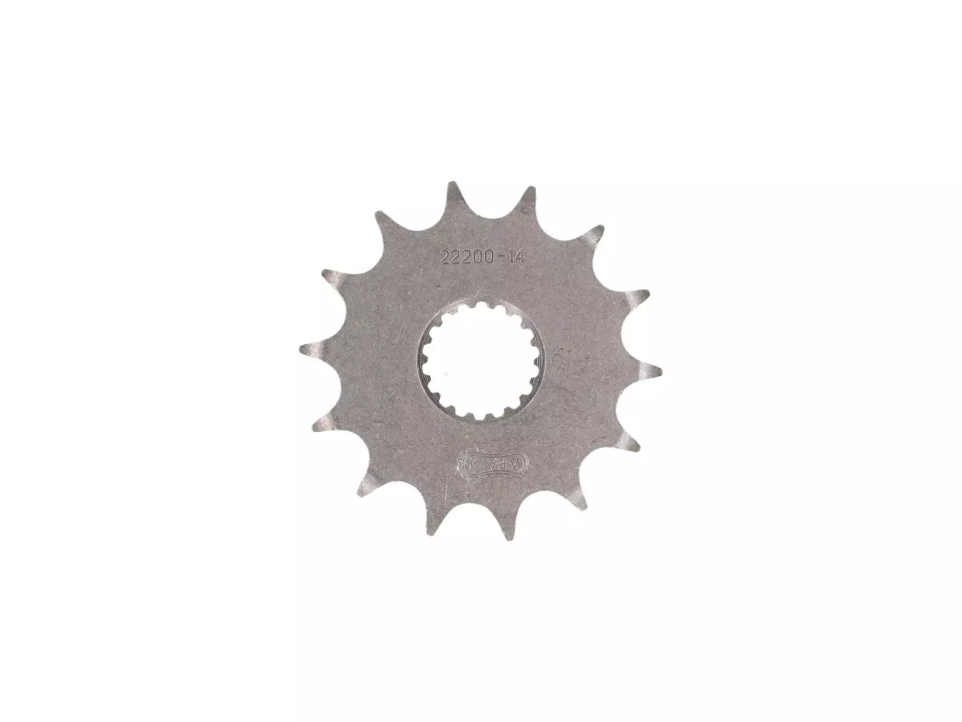 Front Sprocket AFAM 14 Teeth 428 For Hyosung GA 125 Cruise I, Kreidler DD, RR, SM