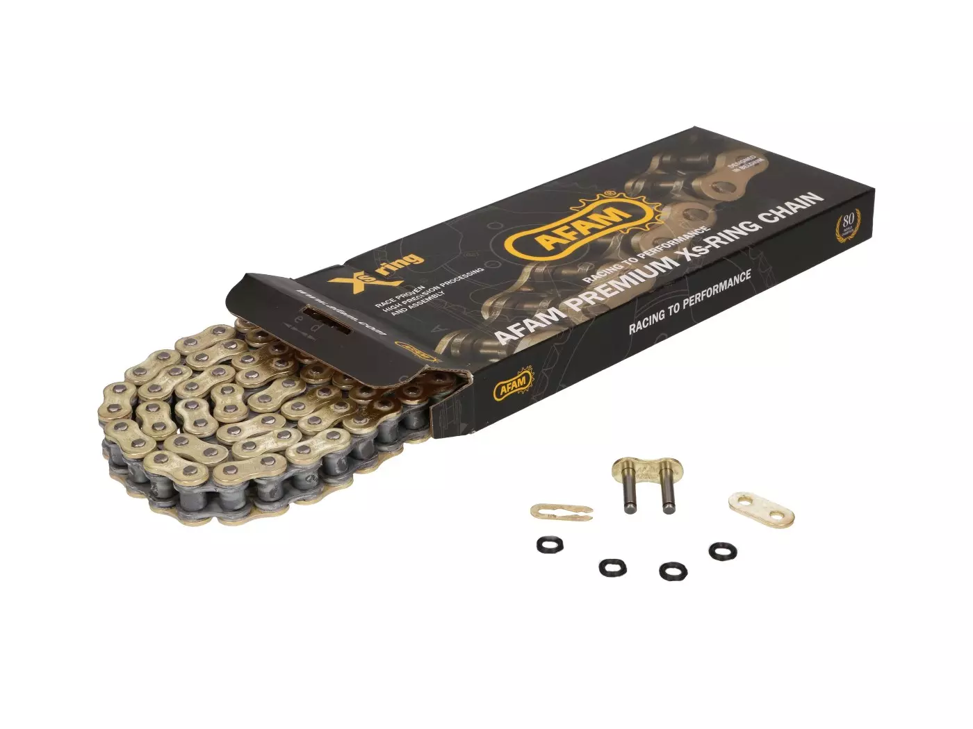 Drive Chain AFAM XS-Ring Reinforced Gold - 428 XMR-G X 138
