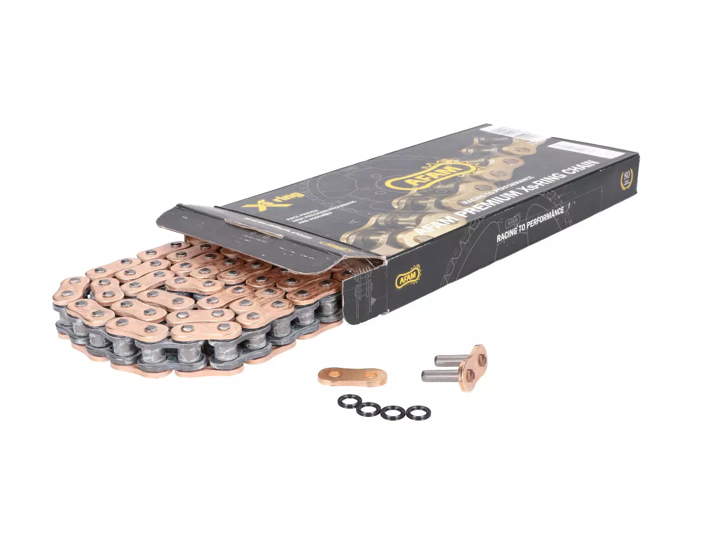 Drive Chain AFAM XS-Ring Hyper Reinforced Gold - 525 XHR3 X 112