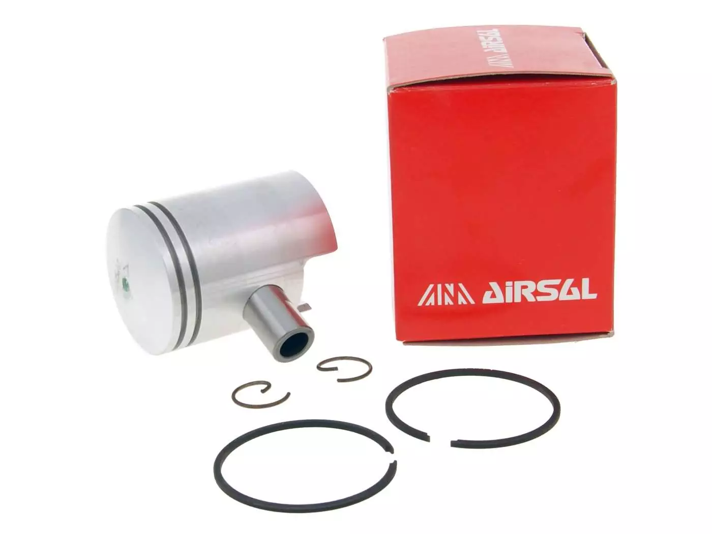 Piston Kit Airsal Sport 49.8cc 38.4mm For Piaggio, Vespa AL, ALX, NLX, Vespino