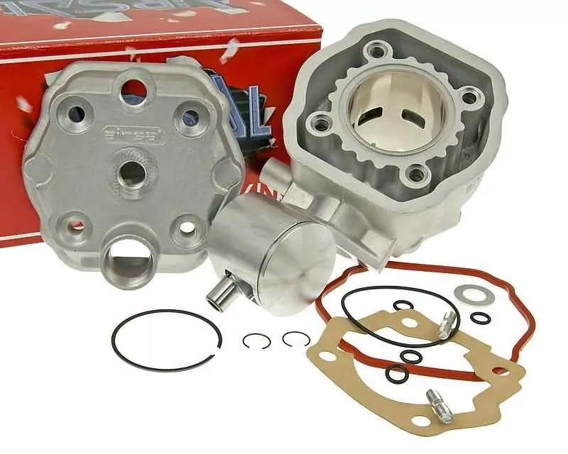 Cylinder Kit Airsal Tech-Piston 78.5cc 50mm For Derbi Senda GPR, Gilera GSM SMT RCR Zulu EBE, EBS