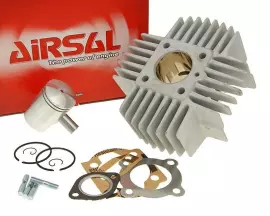 Cylinder Kit Airsal T6-Racing 48.8cc 38mm For Puch Automatic With Long Cooling Fins