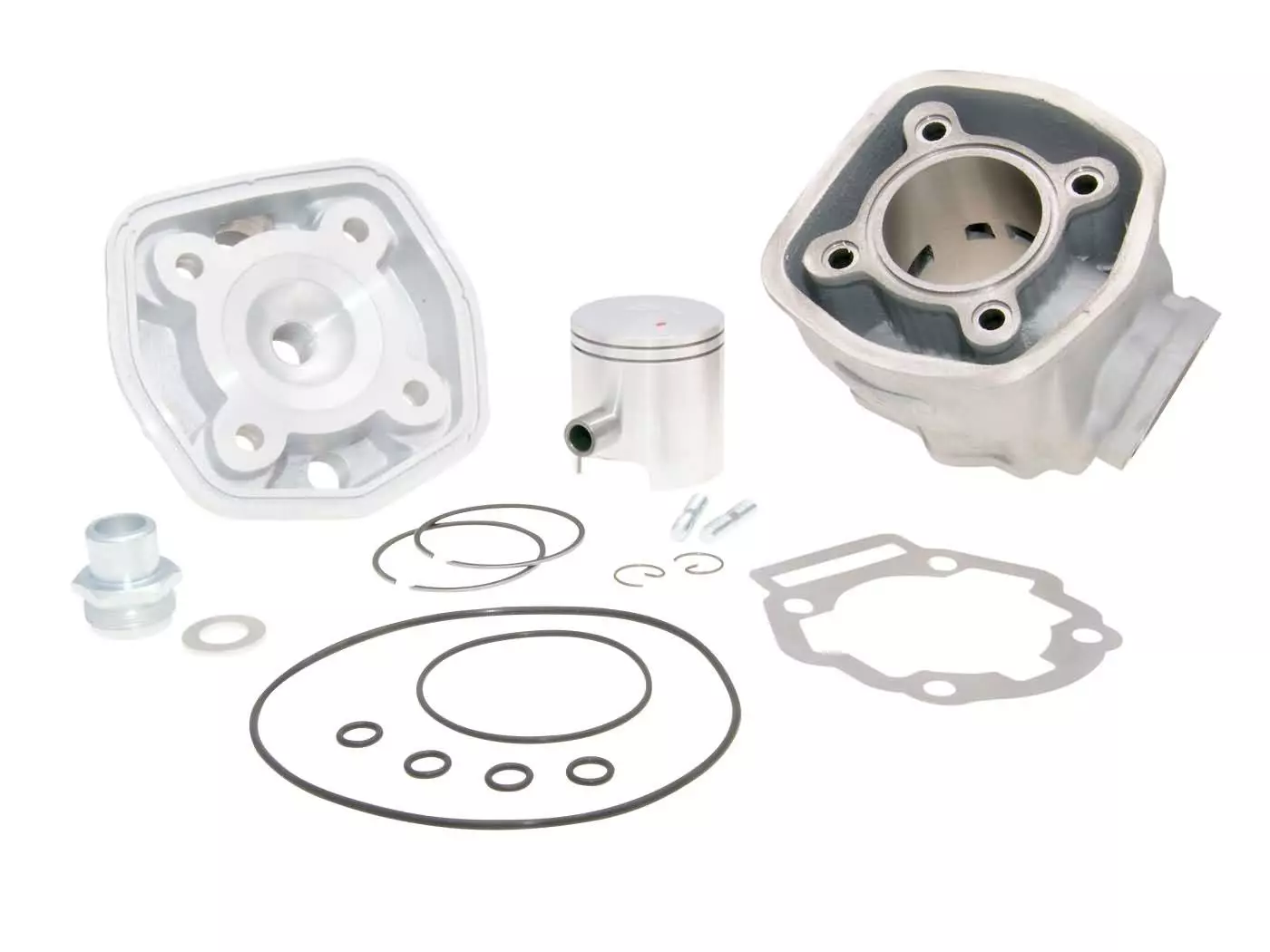 Cylinder Kit Airsal Sport 69.4cc 47mm Cast Iron For Piaggio / Derbi Engine D50B0