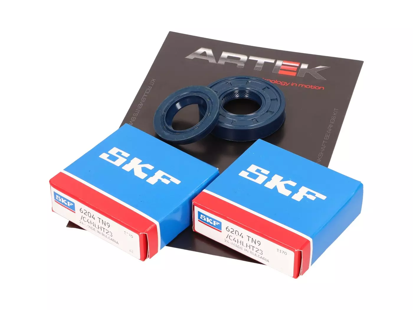 Crankshaft Bearing Set ARTEK K1 Racing SKF Polyamide For Minarelli = NK102.93