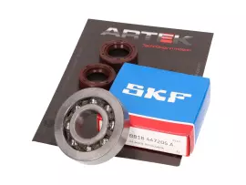 Crankshaft Bearing Set ARTEK K1 Racing SKF Polyamide For Piaggio