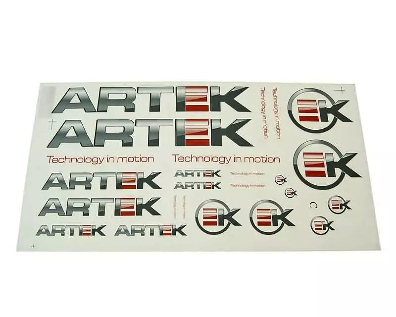 Buy now: Sticker Set ARTEK Grey-red 44x23cm Sticker Set ARTEK Grey-red 44x23cm
