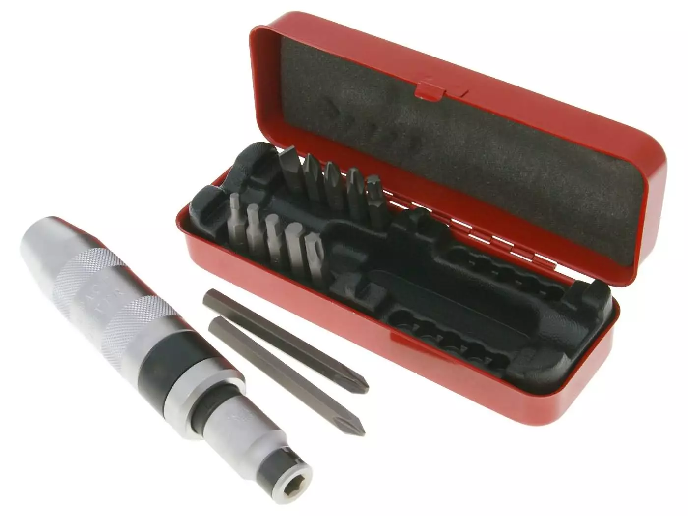 Hand Impact Driver / Percussion Screwdriver Set Buzzetti 12-part Left / Right Rotation