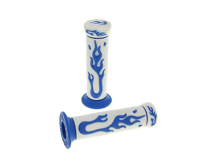 turquoise handlebar grips